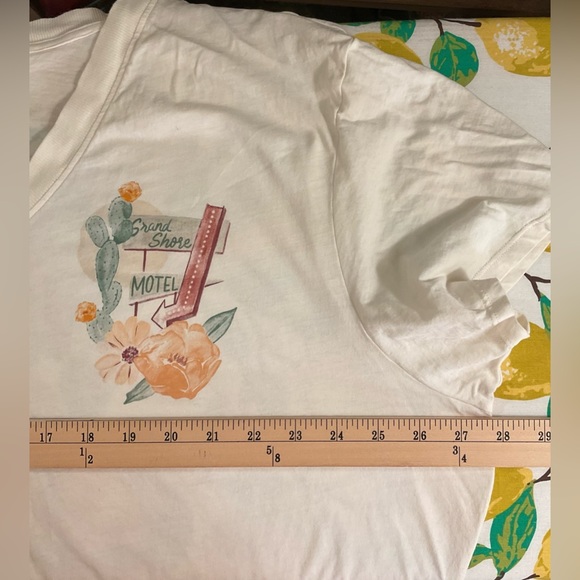 Torrid Desert Motel Relaxed Fit Vintage Cotton Jersey V-Neck Tee - Picture 5 of 6